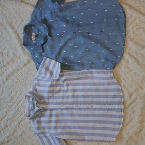 Janie and Jack & Peek shirts size 7